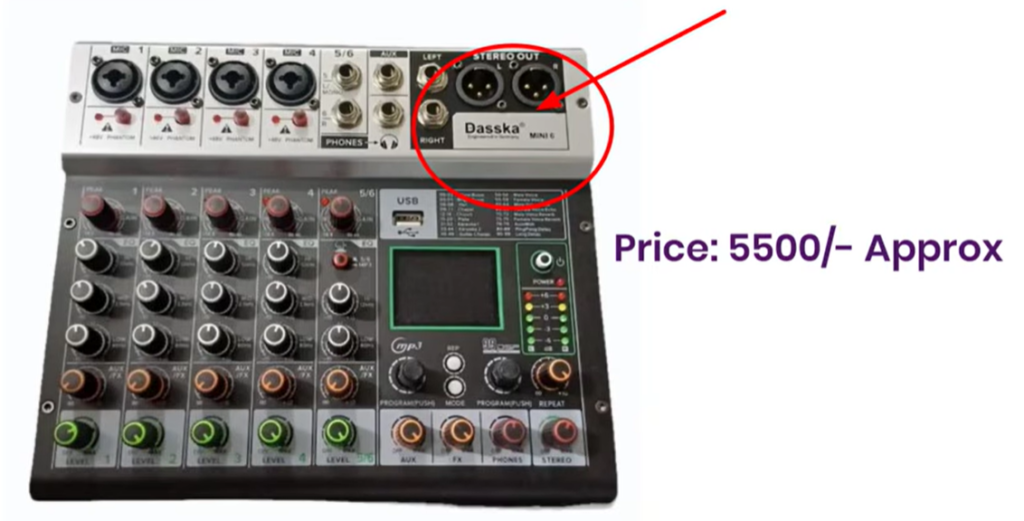 Daska Mini 6 Mixer 